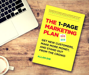 One page marketing plan book